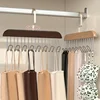 household multifunctional hooks multi-pants clip organizer clothes hanger stainless steel clothes drying rack with 8 hooks 2