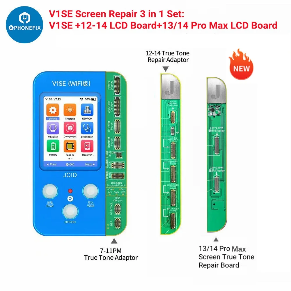 JC True Tone Programmer For iPhone 7-14 Pro Max Original/Non