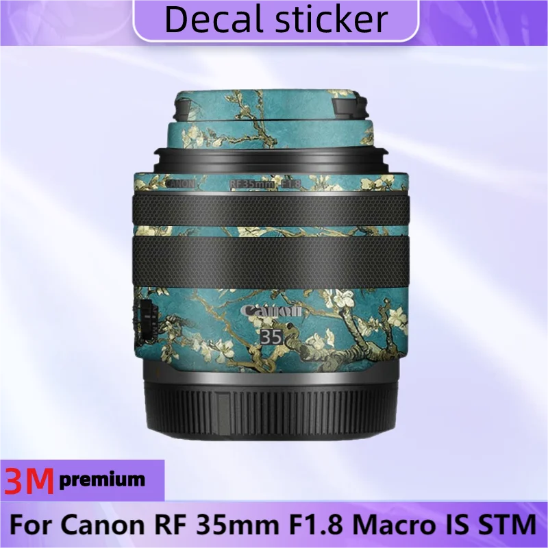 Per Canon Rf 35Mm F1.8 Macro Is Stm Lens Sticker Pellicola Protettiva Per Decalcomania Della Pelle Cappotto Protettivo Antigraffio Rf35/1.8 F/1.8