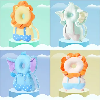 1-3T Toddler Baby Head Protector Safety Pad Cushion Back Prevent Injured Cartoon Security Pillows Protective Headgear 1