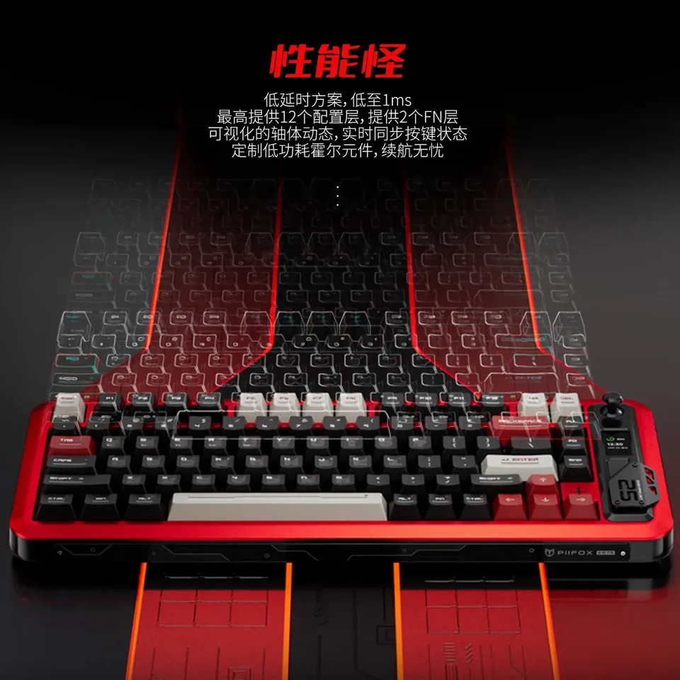 アルミニウム合金磁気スイッチ,PIIFOX-ER75,3モード,82key