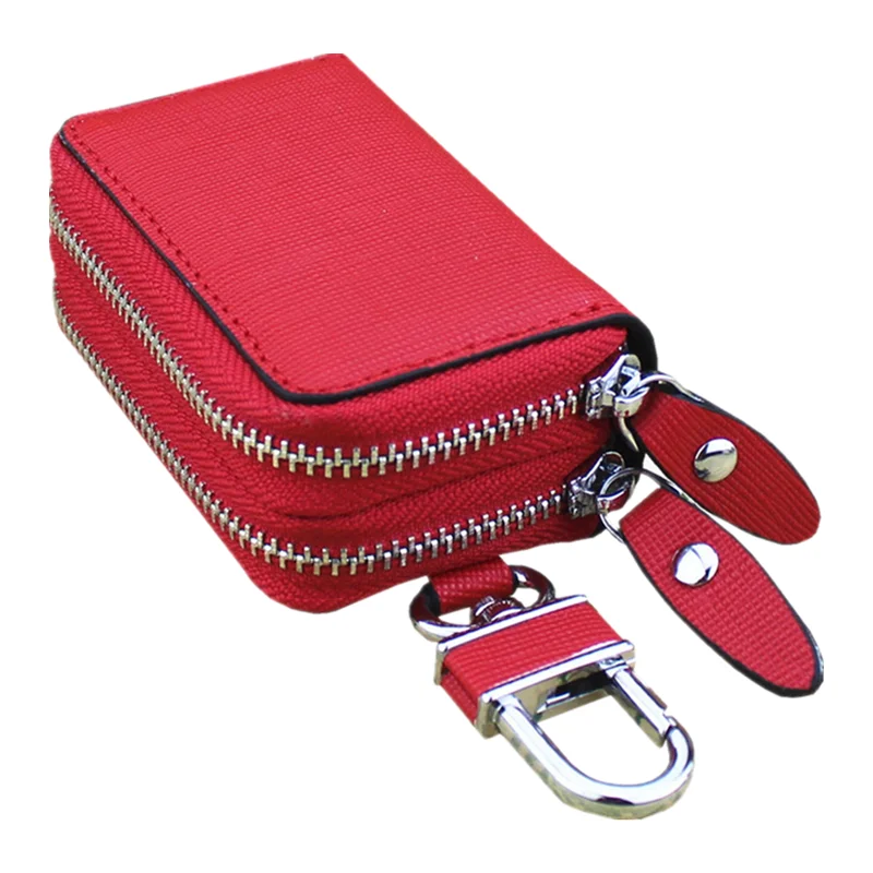 Key Holder Genuine Leather Key Wallet for Men & Women Car Key Multi Function Case