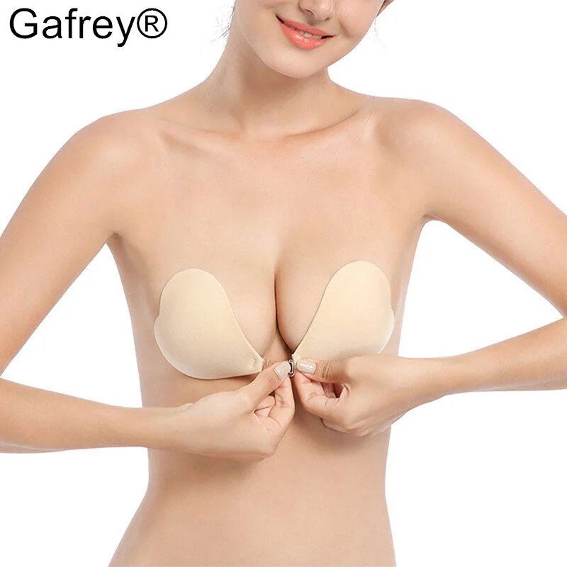 Silicone Gel Invisible Bra Self-adhesive Push Up Strapless Backless Stick On