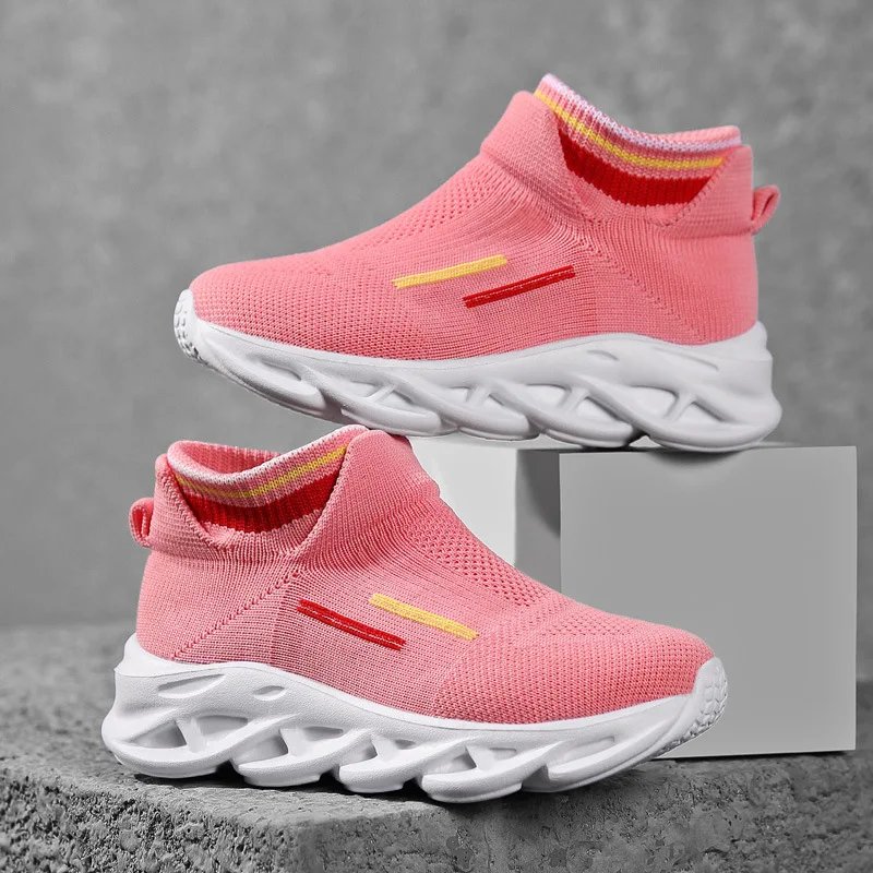 Girl Sneakers Fashion Versatile Comfort Non Slip Soft Soled Breathable Simple Casual Boy Shoes