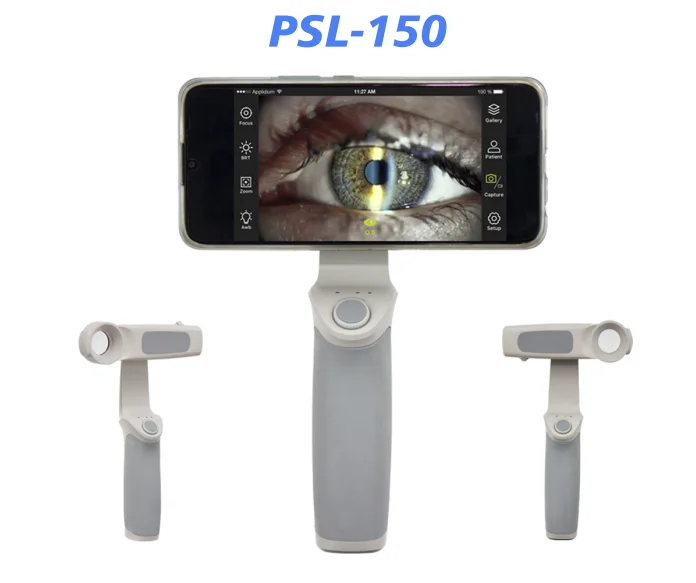 AAO hot sale 2023 portable slit lamp PSL-150 Veterinary Ophthalmology Portable Hand Held Slit Lamp Price/ Handheld Slit lamp