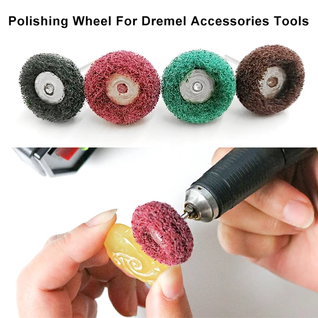 Mini Drill Abrasive Brush Nylon Buffing Polishing Wheel with 3mm Shank for  Dremel Rotary Hand Tool Accessories Set 1/5/10/20pcs - AliExpress