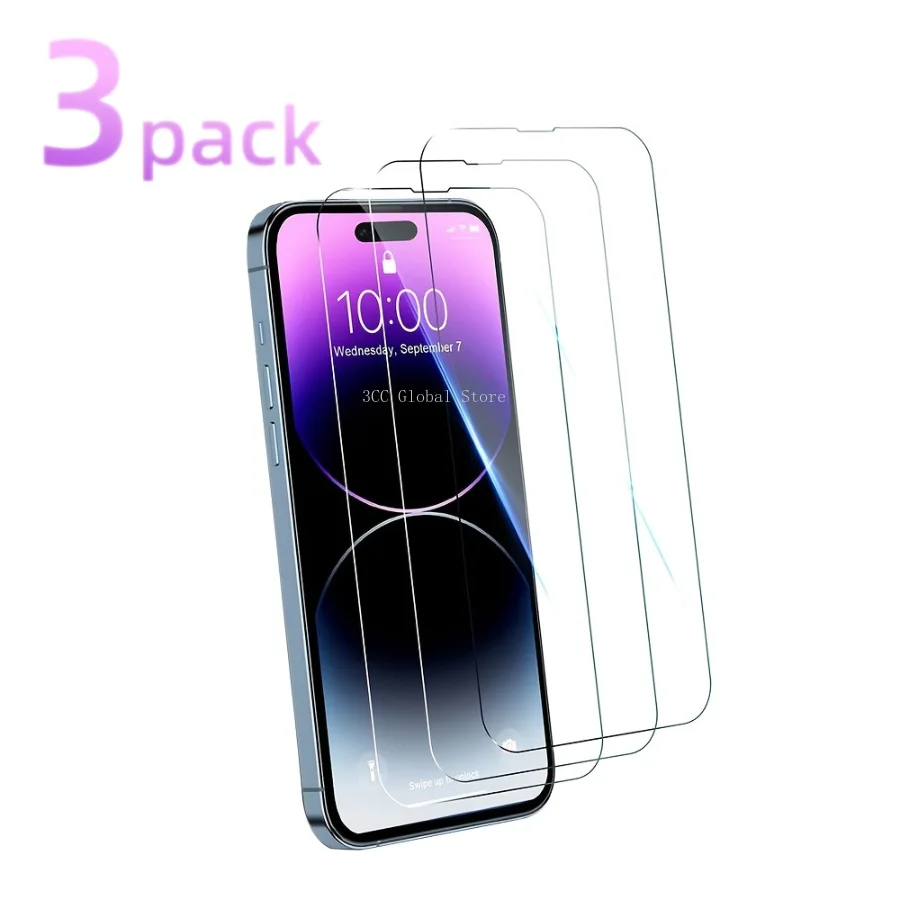 

Tempered Glass Protector Case Friendly For iPhone 15 14 13 12 11 Screen Protector For 14 13 12 11ProMax iPhoneX XS XSMax