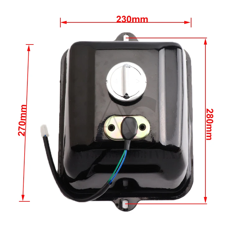 ATV 5L iron fuel tank is applicable to 150cc-250cc four-wheel motorcycle all terrain vehicle and off-road vehicle accessories Motorcycle Fuel Tank Cover Cap Motorcycle Fuel Tank Breather Motorcycle Fuel Tank Seal