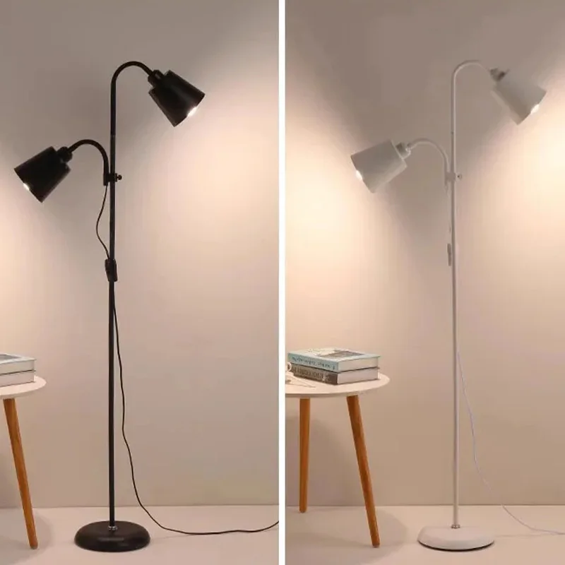 Creative Adjustable Iron Floor Lamp with E27 Base