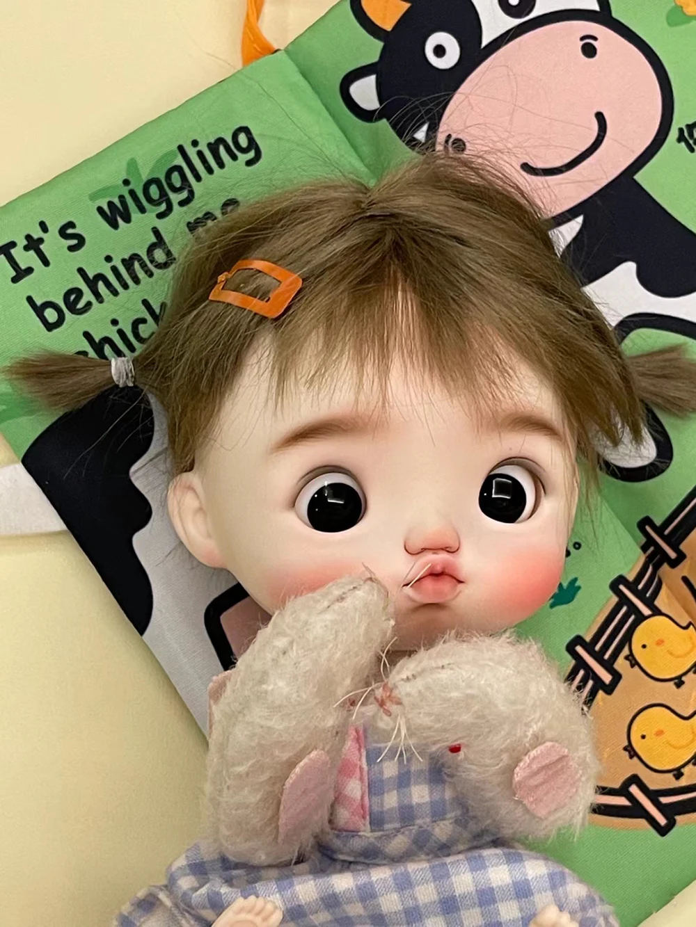 

Новинка bjd sd девушка большая голова 1/6 zhuzhubao кукла полимерная игрушка подарок на день рождения точечный макияж Бесплатная доставка