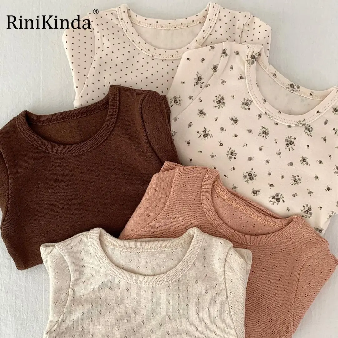 RiniKinda Baby Girls Thermal Cotton Sets Warm Children Clothing Kid