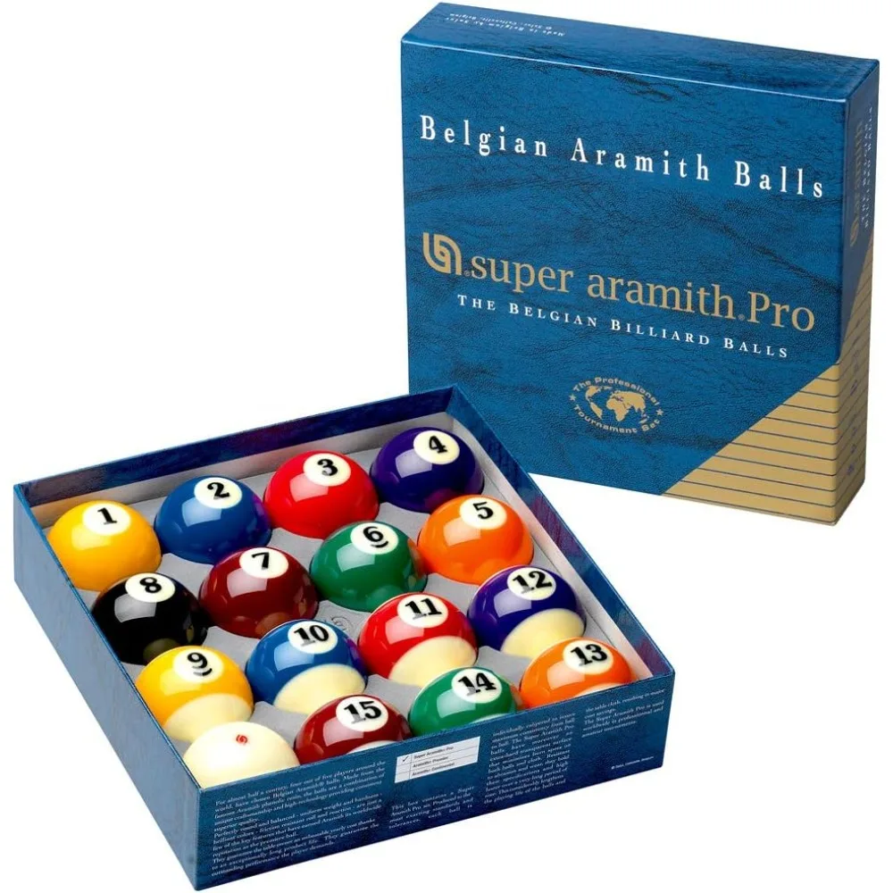 Pure Phenolic Pool Balls Regulation Belgian Made Billiard Ball Set