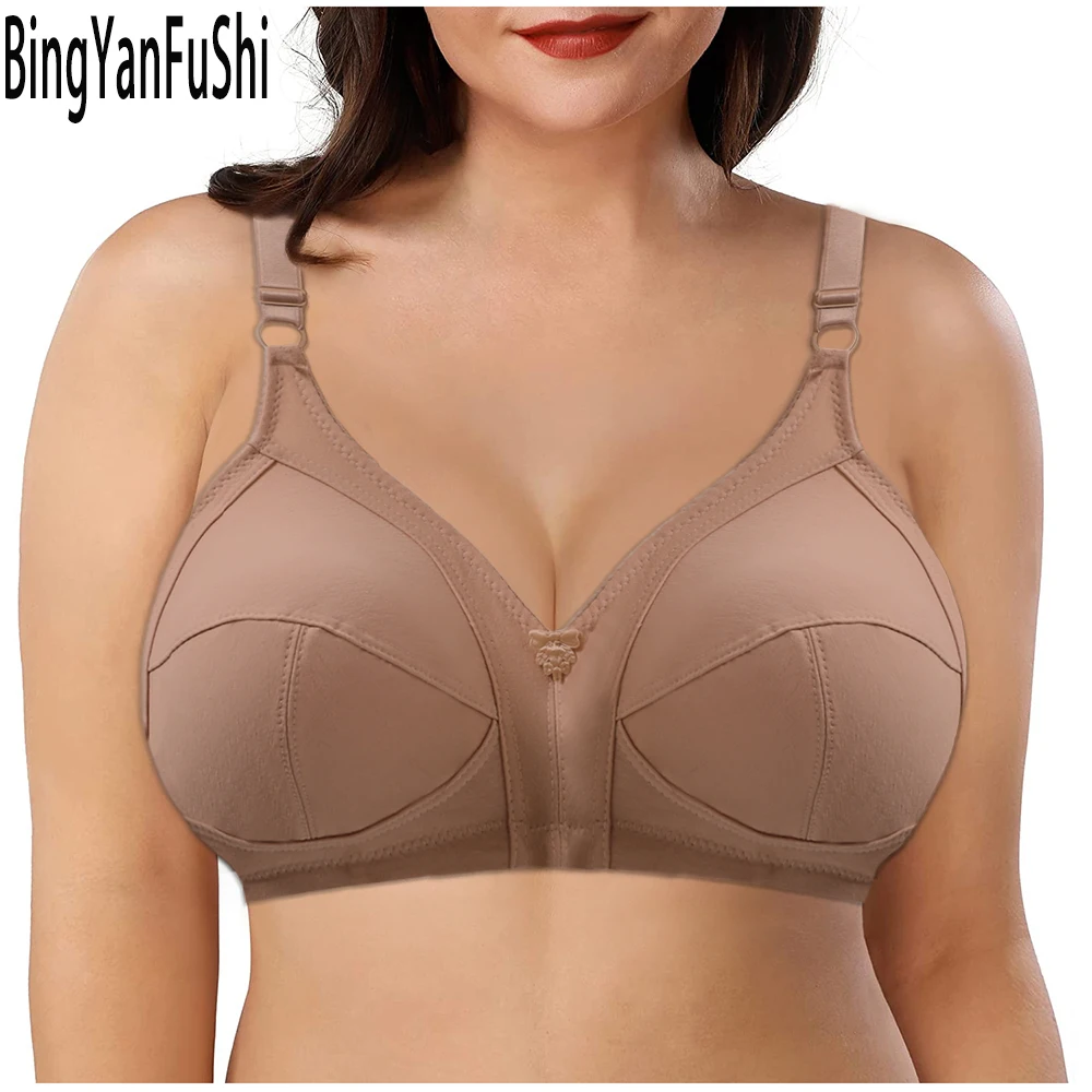 CFXNMZGR Bras For Women Lactation Ununderwire Large Size Cotton