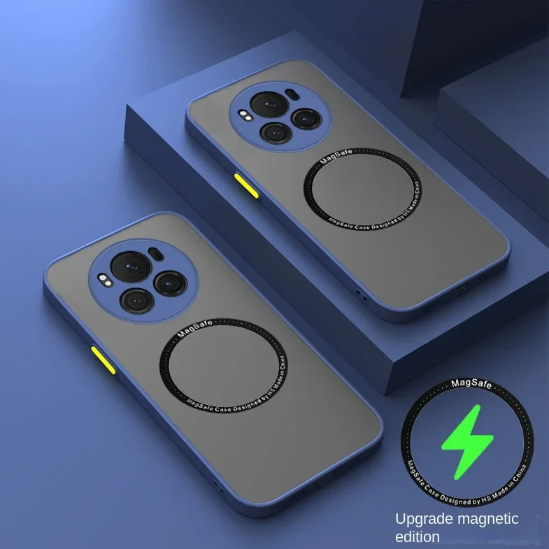 Matte Clear Phone Case with MagSafe for Wireless Charging and Enhanced Protection