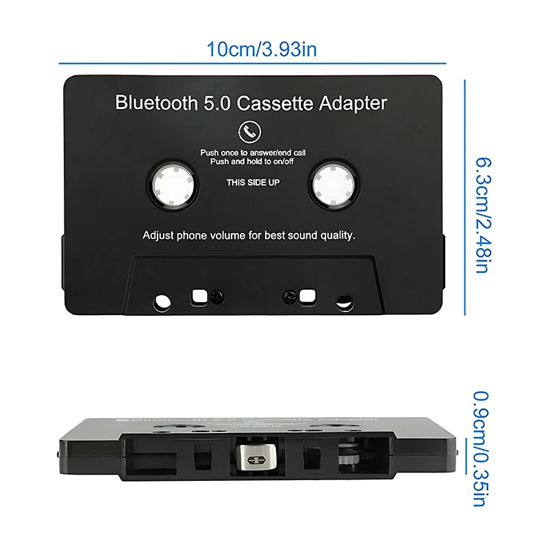 Bluetooth Audio Converter Universal Car Tape Converter Car MP3/SBC/stereo AUX Adapter
