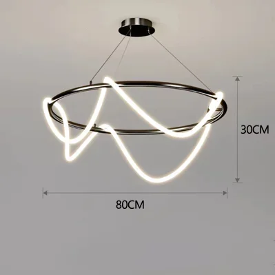 black round 80 cm