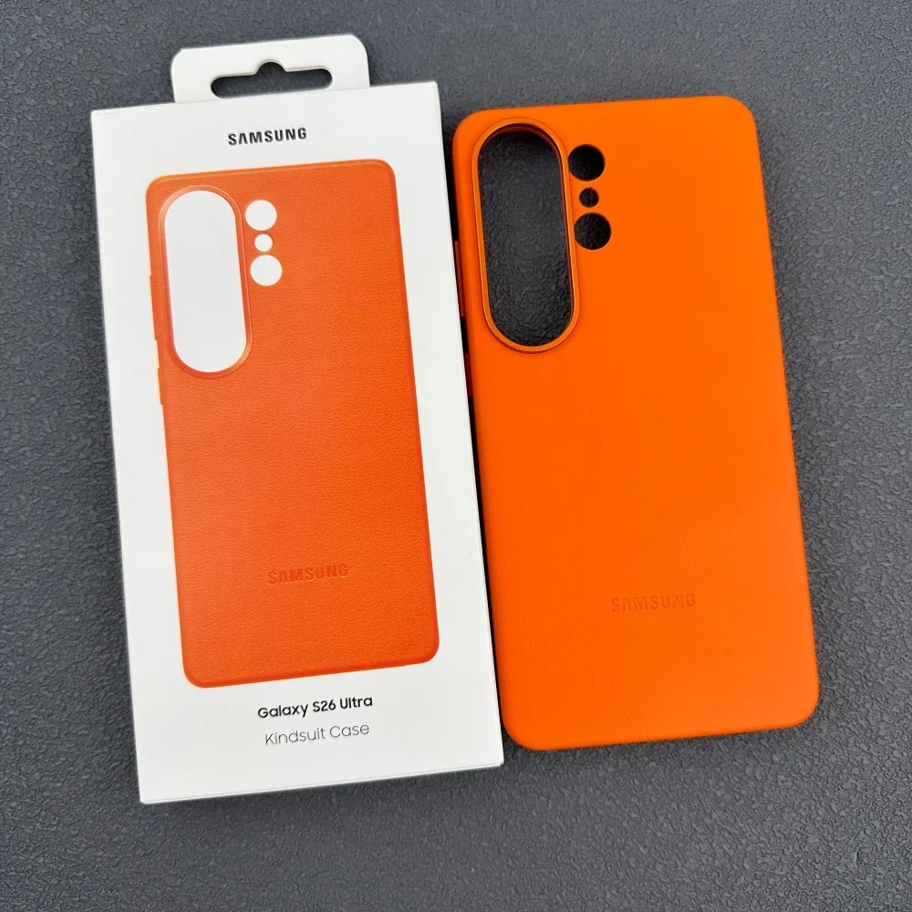 High-Quality Slim Leather Protective Case - Durable Anti-Fall Back Cover with Elegant Box Packaging
