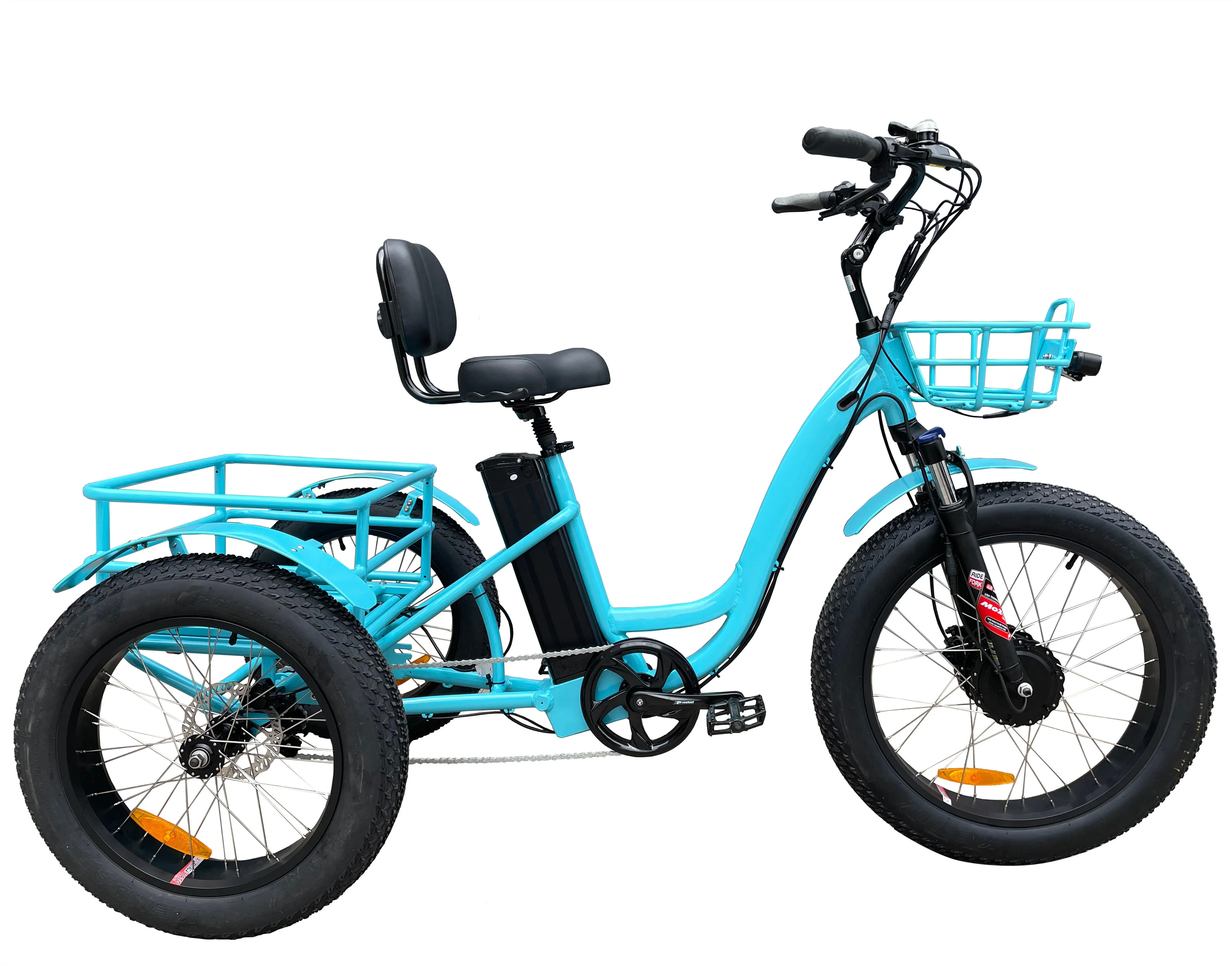 3 wheel fat tire electric bike
