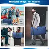 Travel Garment Bag Convertible Overnight Clothing Suitcase Waterproof Duffle Bag For Suit Shirts Dress Shoes Underwear Socks 6