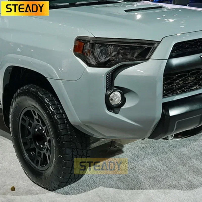 

2 шт. Защитная пленка для автомобильных фар, Декоративная Прозрачная черная наклейка из ТПУ для Toyota 4runner 2014-2020, аксессуары