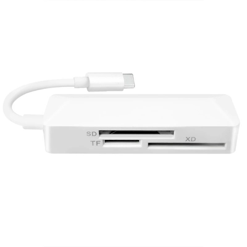 Universal xd Tfsd Card Reader Memory Card Reader de Alta Velocidade Usb c Converter For Mobile Phones Laptop em 1
