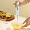 Compact Milk Frother, Electric Foam Maker and Handheld Mixer for Home Use, Portable Cappuccino Whisk, Easy Maintenance 1