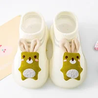 New Spring Indoor Cooling Baby Floor Socks Baby Toddler Shoes and Socks Soft Bottom Children's Non-slip Floor Shoes 1 4