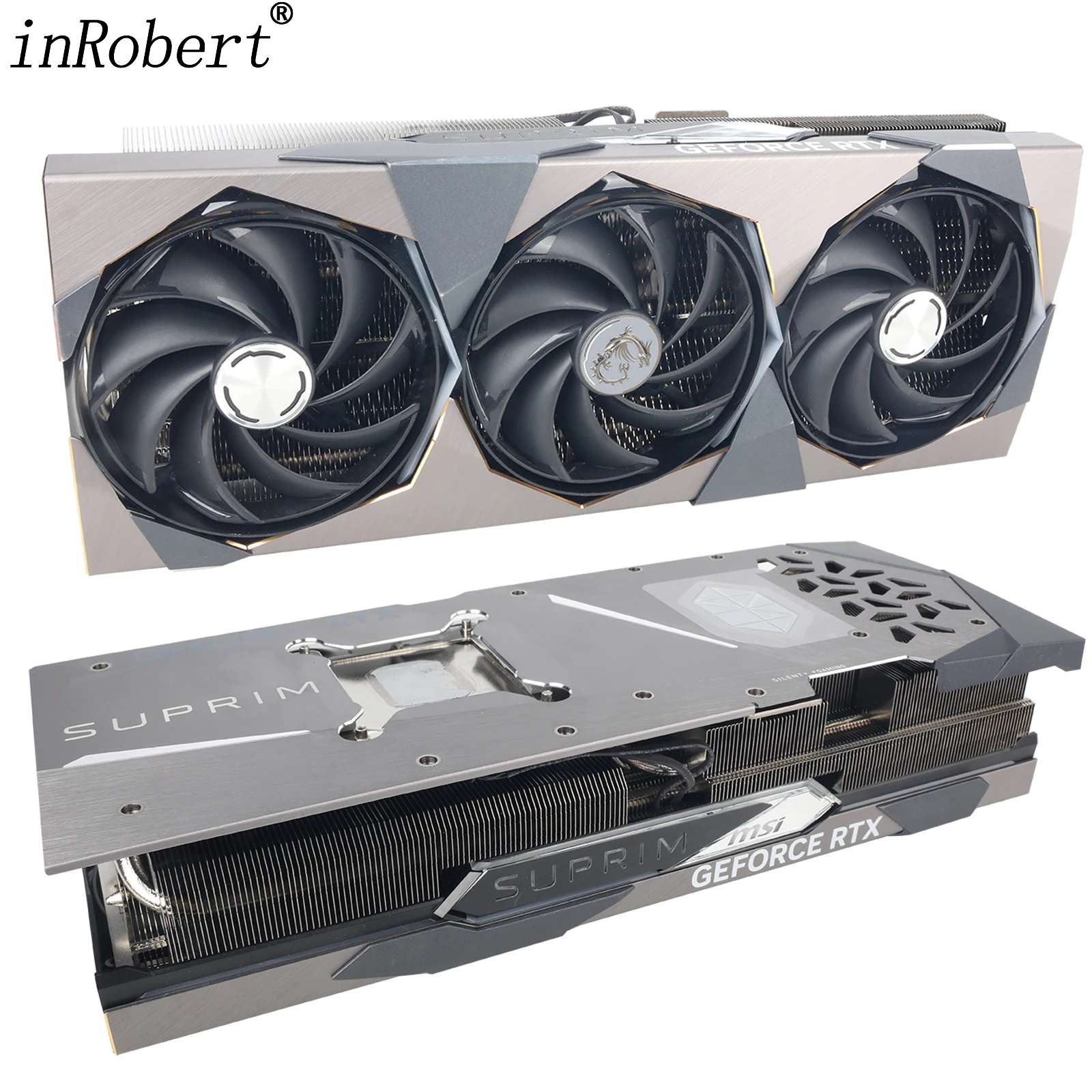 Rtx4090 Rtx4080 Dissipatore Di Calore Originale Per Scheda Video Grafica Msi Geforce Rtx4090 4080 Suprim X Con Piastra Posteriore