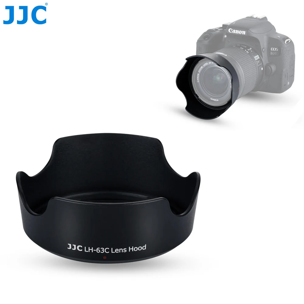 Jjc Ew-63C Paraluce Fit Canon Rf 24-50Mm F4.5-6.3 E Ef-S 18-55Mm F3.5-5.6 Per Eos R5 R6 R7 R8 R10 R50 850D 90D 80D 200D Ii 1300D