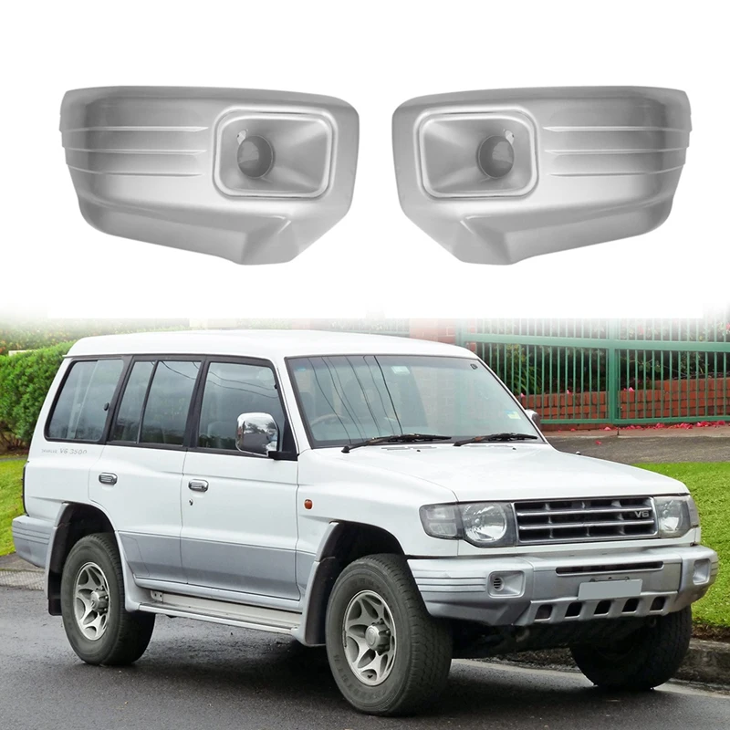 

Комплект переднего бампера, противотуманная задняя крышка для Mitsubishi PAJERO / MONTERO MK2 V33 1990-2000
