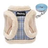 Winter Chihuahua Harness Warm Pet Cat Harness Vest Clothes Padded Dog Coat for Small Dogs Yorkshire  French Bulldog 4