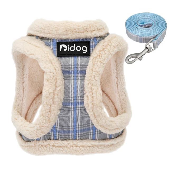 Winter Chihuahua Harness Warm Pet Cat Harness Vest Clothes Padded Dog Coat for Small Dogs Yorkshire  French Bulldog 4