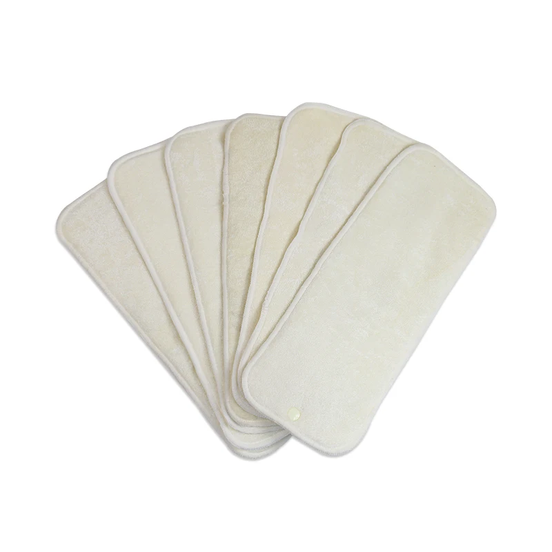5pcs Ananbaby Reusable Pure Bamboo Material Cloth Diaper Inserts For Baby Best Organic Cloth Diaper Inserts