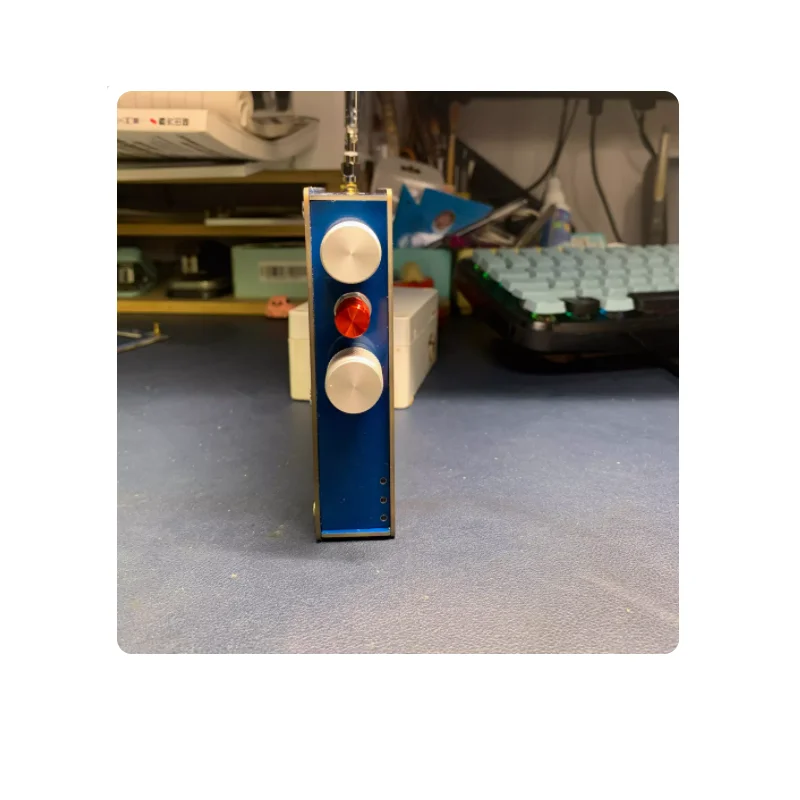 LNA 5.0 버전 TEF6686 PLUS 풀 밴드 FM MW 단파 HF LW 라디오 리시버, 5000MAH 배터리 스피커 안테나 포함