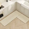 Kitchen Floor Mat Non-slip Pvc Leather Carpet Waterproof Oil-proof Home Decoration Rug Easy To Clean Wipeable Foot Mats 주방 깔개 1