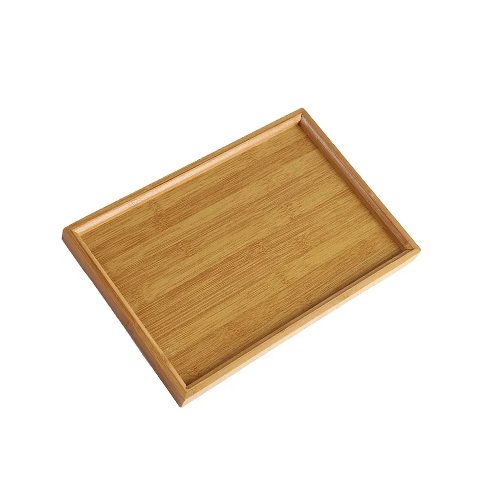 Rectangular Serving Tray Tableware Food Tray For Kitchen Party Tea Bar Utensils Organizer Cup Holder Tray Tool Tray Wood Tray 3