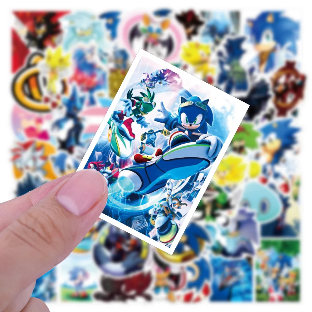 51pcs Cartoon Stickers Sonic The Hedgehog High-value Creative Game  Peripheral Suitcase Computer Waterproof Graffiti Decorations - Animation  Derivatives/peripheral Products - AliExpress