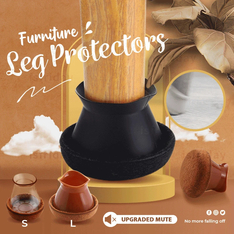 Silicone Floor Protector Chair Legs Furniture Leg Protector