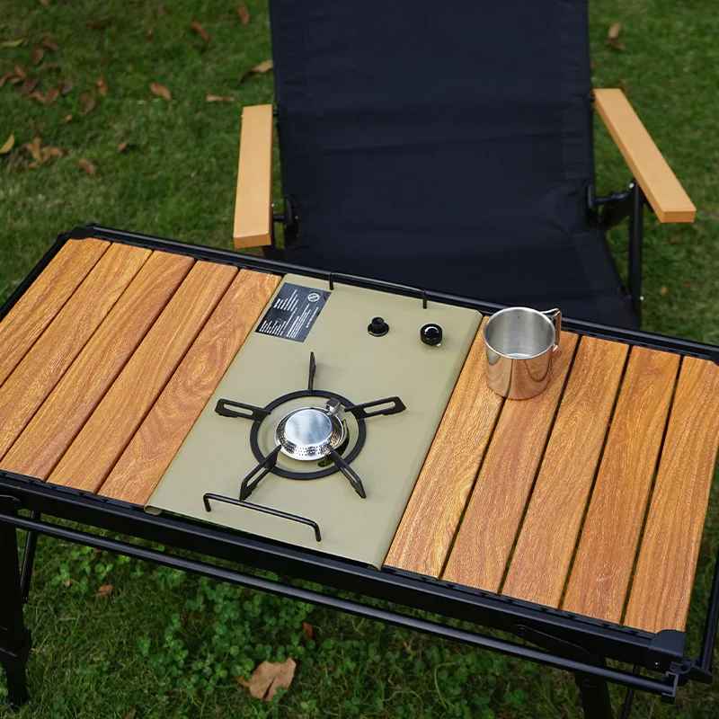 Nouvelle table de camping pliable portable, réglable en hauteur, pour pique-nique, barbecue, voyage en voiture et camping en plein air