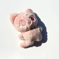 10CM KPOP Giselle Ningning Cartoon Animal Bowknot Cat Stuffed Doll Keyring Cute Plush Toys Pendant Bag Decor Fans Birthday Gifts 2