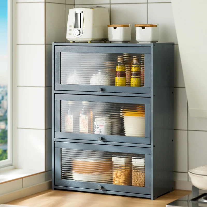 Corner Showcase Kitchen Cabinet Space Saving Bar Storage French Modern Sideboard Dining Room Shelves Credenza Kitchen Furniture