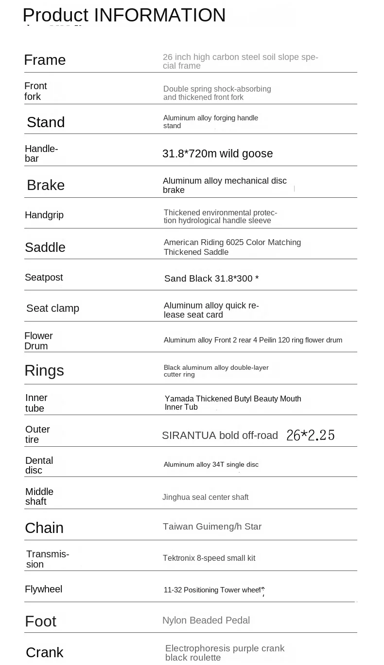 OVOZI Dirt Bike bicicleta de montaña hombre y mujer adulto velocidad Variable bicicleta para estudiantes adolescentes ultraligera absorción de impacto