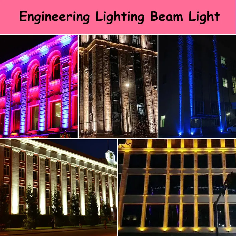 Outdoor Landscape Lighting Beam Spotlight Outdoor Waterproof LED Wall Washer Project Lighting Exterior Wall Lights Community Led