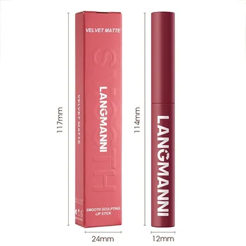 12 Color Matte Lipstick Non-Stick Cup Long-Lasting Velvet Finish Lipstick Pen Smooth Matte Lip Color Waterproof Non-Fading 2 12 Color Matte Lipstick Non-Stick Cup Long-Lasting Velvet Finish Lipstick Pen Smooth Matte Lip Color Waterproof Non-Fading 2