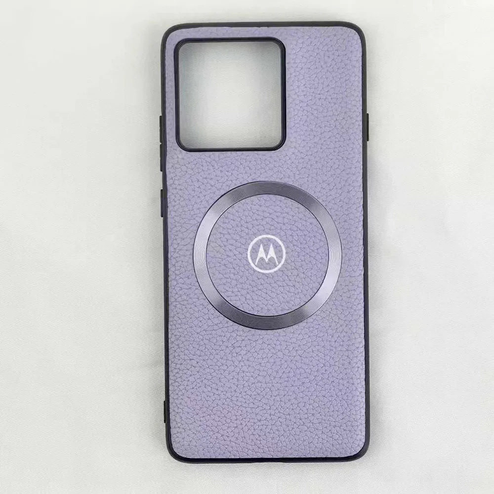 Leather Magnetic Phone Case with MagSafe Charging Compatibility