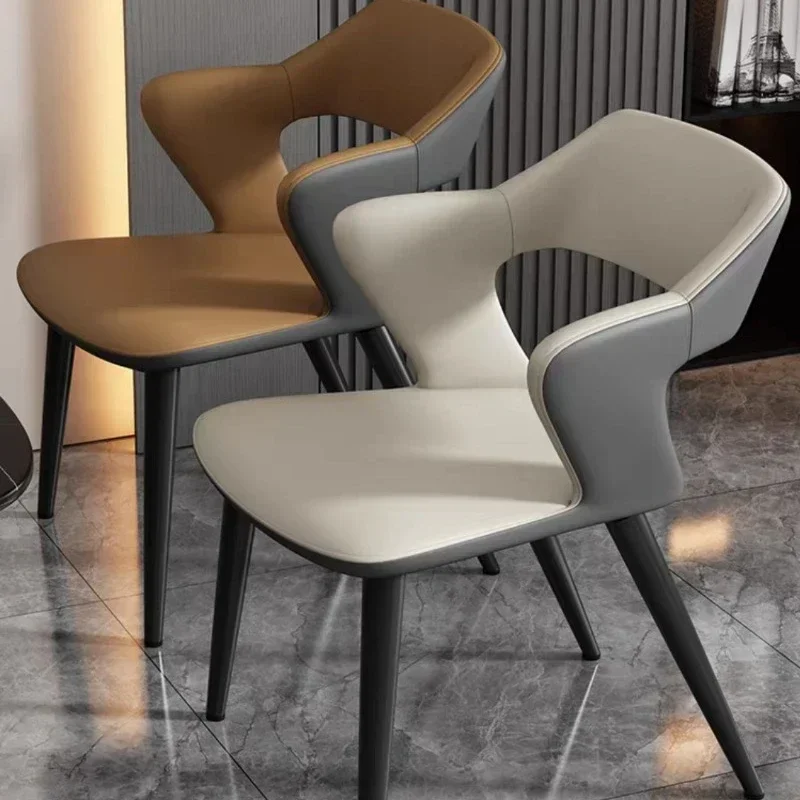 Эргономичные современные обеденные стулья в скандинавском стиле, современные обеденные стулья с передвижным дизайном, мебель для спальни