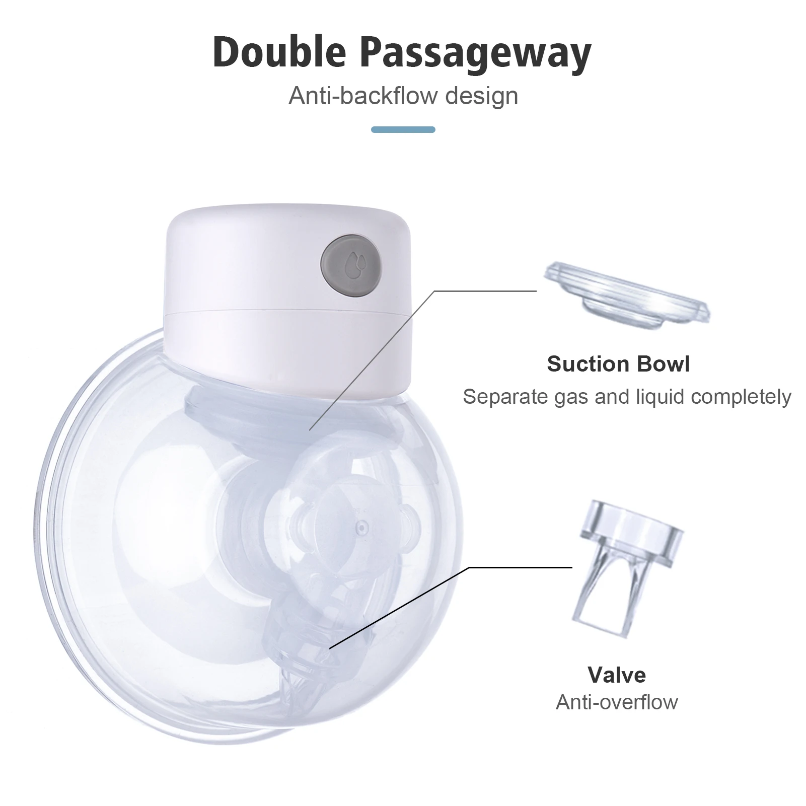2/1pcs S12 Hands Free Electric Breast Pumps Silent Mother Milk Extractor Portable Breast Pump Wearable Wireless Breastpump 2