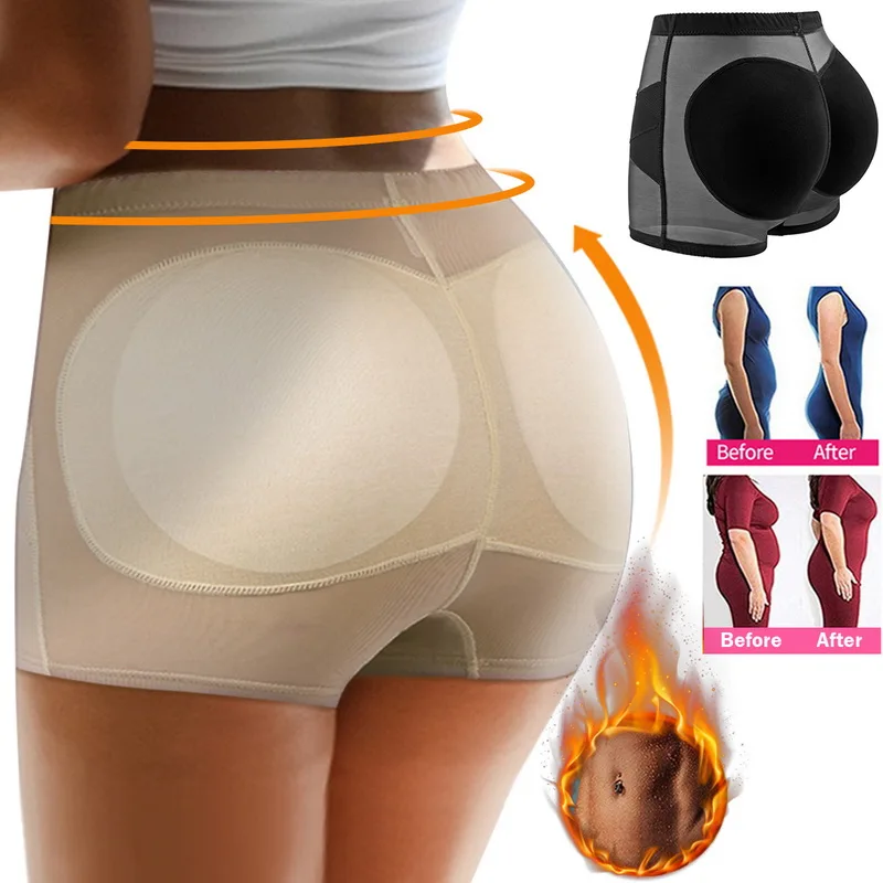 best shapewear for women Women Butt Lifter Control Panties with Pad Hip Enhancer Push Up Body Shaper Pant Underwear Butt Body Shaper Fake Butt BShapewear extreme tummy control shapewear