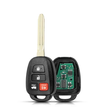 Chiave telecomando per Toyota RAV4 Camry 2012-2016 Corolla 2014-2017 HYQ12BEL HYQ12BDM 314.4Mhz - KEYYOU HYQ12BDM 314 4Mhz chiave remota G H Chip per Toyota RAV4 Camry 2012 2016