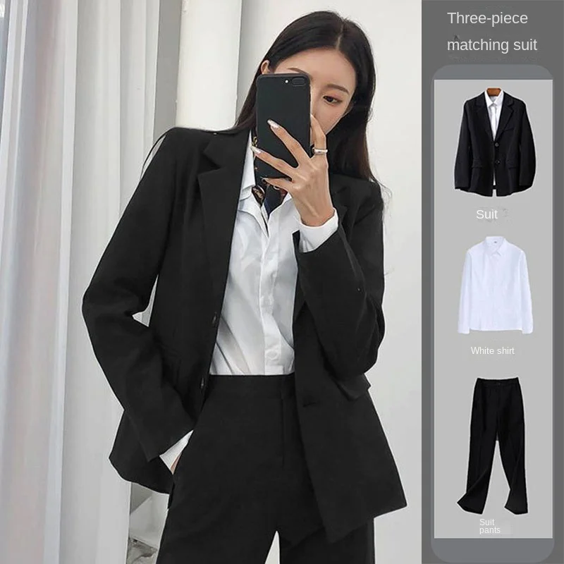 classic-pant-suit-business-wear-and-smart-casual-occasions-women's-formal-suit-set-three-pieces-with-wrinkle-free-shirt-stylish